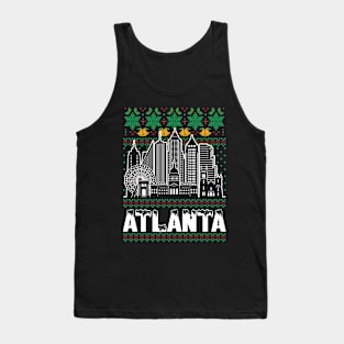 Atlanta Georgia Ugly Christmas Tank Top